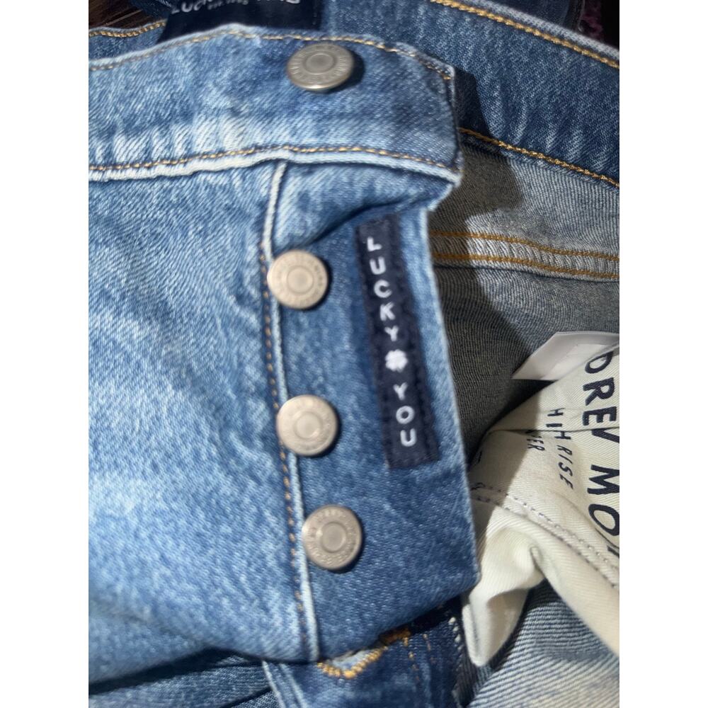 Lucky brand women’s high rise button closure drew mom jeans - Picture 3 of 16